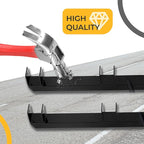 ECOTRIC 2 Place Weeder Trimmer Racks Holders Hold Two for Trailer Truck Tree Trimmers Edgers Pole Saws Powercoated Steel