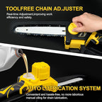 Mini Chainsaw, 8-Inch Battery-Powered Cordless Electric Handheld with Auto-Oiler System - Effortlessly Tackle Any Gardening Work