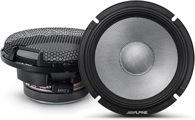 Alpine 6.5" & 6x9 R2 High-Resolution Speaker Bundle - A Pair of R2-S65C 2-Way Component Speakers & a Pair of R2-S69 6x9 Coaxial Speakers