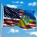 Vintage American America Usa Ukrainian Ukraine Flags For Outside Yard 3x5 Ft Double Sided Printed 100d Polyester Lightweight Garden Welcome Outdoor Banner Brass Grommets