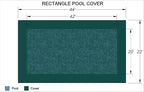 20' x 42' Rectangle Loop-Loc II Super Mesh In-Ground Pool Safety Cover