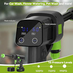 Portable Cordless Pressure Washer, 990PSI Portable Pressure Washer, Battery Powered 15000mAh, 6-in-1 Nozzle,10 Level,Handheld Car Washer, 33FT Hose, Power Cleaner for Car, Patio,Floor,Garden