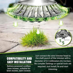 2PCS 6 Inch Weed Eater Blades, 2025 New Steel Wire Grass Trimmer Head，6 Inches Steel Wire Grass Trimmer Head for Electric Battery Powered Cordless String Trimmer（ 6 Blade*2