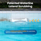 2025 Hydro3 Robotic Pool Cleaner for Inground/Above Ground Pools, 150W Cordless Pool Vacuum, Max 200min Runtime, 4.1L Filter Basket, Auto Waterline/Wall Cleaning, Max 1076 sq.ft Coverage