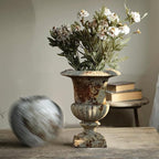 9 inch Retro Planters Urn Outdoor Planters Indoor Decor - Vintage Pots Tree Planter for Outdoors Patio,Garden,Indoor Vase for Office Livingroom Shelf Decor