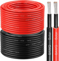 8 AWG Solar Cable 200FT Red + 200FT Black Tinned Copper Wire, 8 Gauge Solar Panel Wire for RV, Automotive, Trailer, Marine, Outdoors