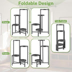iDavosic.ly Plant Stand Indoor Outdoor, 4 Tier Corner Metal Flower Display Holder Shelf, Folding Tall Orchid Rack for Patio Balcony Porch Garden Living Room House, Black