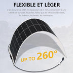 XINPUGUANG 100w 12V Flexible Solar Panels 600W 24V Solar System Kit Monocrystalline Cell Module 45A Controller 2000w Inverter for Off Grid Solar Battery Charger for Home Cabin RV Boat Trailer(600W)