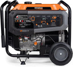 Generac 12,500 Starting Watt Tri-Fuel Portable Generator - Electric Start - Gas, Propane or Natural Gas - Home Backup, Jobsite, or RV - Quiet Operation - Long Runtime - 50-State Compliant