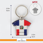 SandT Collection Dominican Republic Flag Keychain - T-Shirt
