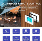 VOLTWORKS 4000W Pure Sine Wave Power Inverters 12V DC to 110V 120V AC with Bluetooth APP 4AC Outlets AC Terminal Blocks Remote Controller Compatible with Lithium Battery for Off-Grid Solar Home RV Car