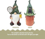 Garden Gnomes Outdoor Decor – Bug Catcher Garden Statue for Lawn, Balcony, Yard – Garden Ornaments – Fun Birthday Gift for Lover, Mom, Grandma – Ideal Holiday Present