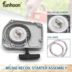 1125 080 2105 Recoil Starter Assembly for Stihl 034 036 MS340 MS360 Chainsaws Pull Start Assembly