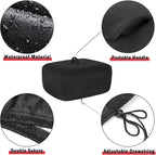 Kingling Pizza Oven Cover for Cuisinart CPO-600 Pizza Oven/CGG-306 Grill, Waterproof Portable Outdoor Grill Cover - 28.5''L x 18.5''W x 14.5''H