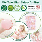 TRENDPLAY Plastic Balls for Ball Pits - Hollow Balls- Safe and Exciting Playtime - Perfect for Baby Pools, Birthday Party Decoration