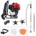 43CC Lawnmower 2-Stroke Air-Cooled Single Cylinder Lawn Mower Grass Catcher Tool Reel Mower Gas Powered Lawn Scarifier Sweeper for Garden Yard Park, 1E40F-5 Engine, TBG430