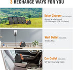 Power Bank with AC Outlet 100W Portable Power Station 26400mAh Battery Pack 97Wh Portable Outlet Charger 110V Battery Bank for Camping Emergency and Home Use