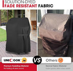 Unicook 30 Inch Grill Cover, Heavy Duty Waterproof 2 Burner Small BBQ Cover, Compatible with Weber Spirit 210 with Side Tables Down, Does NOT Fit Spirit II E-210 (Include 2025 Version) with Table Up