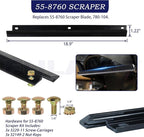 99-9313 Snow Blower Paddles with 55-8760 Scraper 55-9300 Drive Belt Replaces 88-0771, 125-1128, 55-9251, 55-9250 for Toro CCR 2000, CCR 2400 CCR 2500 CCR 2500R CCR 3000 CCR 3000E Snowthrowers
