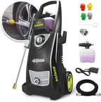 Sun Joe Electric Pressure Power Washer w/ 4 Nozzles & Foam Cannon, 2200 PSI (PWMA Certified), 1.1 GPM, 14.9-Amp Motor - Heavy-Duty Cleaning Machine for Patios, Decks, & Sidewalks, SPX3000-XT XTREAM
