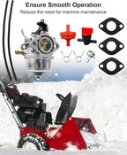 Carburetor Fit for Toro 38583 Power Clear 221QR Model 0842 32 0121 Snowblower, Engine Carb Tri Fuel Conversion Tune Up Kit