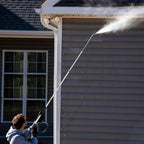 22 FT Telescoping Pressure Washer Wand with Power Washer Extension Wand, Gutter Cleaner Attachment, 5 Spray Nozzle Tips and 2 Hose Inlet Adapters