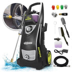 Sun Joe Electric Pressure Power Washer w/ 4 Nozzles & Foam Cannon, 2200 PSI (PWMA Certified), 1.1 GPM, 14.9-Amp Motor - Heavy-Duty Cleaning Machine for Patios, Decks, & Sidewalks, SPX3000-XT1 XTREAM