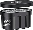 CalmMax Oval Ice Bath Tub with Cover for Athletes XL Portable Cold Plunge Tub - 130 Gal Capacity for Cold Water Therapy Ice Baths at Home Outdoor Gym 41IN