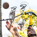 METALBIRD - Blue Jay - Outdoor Tree Ornaments in Corten Steel - Metal Art Proudly Made in The USA
