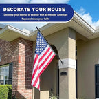 Heavy Duty 600D Nylon,Heavy Duty American Flags 3x5,Non Fading American Flag,Flag For Front Porch, Longest Lasting,Embroidered Stars, Brass Grommets,Sewn Stripes-Unmatched Durability in Any Weather