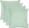RSH DECOR: Sunbrella Square Throw Pillows Set of 4 | 24" x 24" | Water and Fade-Resistant Performance Fabric | Outdoor Pillow Covers with Down-Alternative Inserts | Canvas Spa