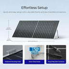 Renogy Solar Panels 1180W 12V/24V N-Type Bifacial Solar Panel 2PCS 590W Monocrystalline On/Off Grid Application Over 1000 Watt Solar Panel High Efficiency Durable for Homes Roof RV Boat Camping Black