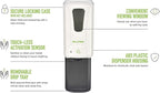 Alpine Automatic Hand Sanitizer Dispenser - Touchless Soap Dispenser with Drip Tray for Restaurant, Hospital, School, Hotel, Kitchen and Bathroom -1200mL Foam