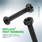 BlueStars 52100100 Snow Blower Shear Pins and Nuts - Fits Ariens 52100100 521001 00659100 John Deere AM136890 Rotary 5575 Snowthrower - Pack of 10