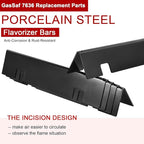 GasSaf 7636 Flavorizer Bars for Weber GS4 Spirit I & II 300 Series, 15.3" Grill Flavorizer Bars for Spirit E310 S310 E315 S315 E320 S320 Gas Grills(Up Front), Replacement PartsWeber 67046 69797 68843