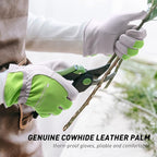 HANDLANDY Women Safety Work Gloves Utility Touch Screen Working Grip Glove for Yardwork Gardening Breathable Mechanic Gloves
