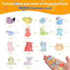 100 Pcs Tiny Resin Animals to Hide, Mini Luminous Resin Animals Bulk for Miniature Fairy Garden Accessories Micro Landscape Aquarium Cake Potted Plants Dollhouse Moss Patio Home Decor Crafts