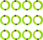 12 Pack String Trimmer Line Compatible with Ego String Trimmer 0.095" 168FT Weed Eater String Pre-Cut Dual Color Fast-Positioning Triangular Twisted Trimmer Line Universal Fit Weed Wacker String