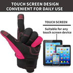 Thorn Proof&Puncture Resistant Gardening Gloves with Grip,Garden Glove for Women, Leather Yard Work Gifts