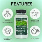 Eucalyptus Scented Spa Shock- Non-Chlorine Shock for Any Spa or Hot Tub-Use with Bromine Tablets or Spa Chlorine. Fragrance Infused Oxygen Crystals Treat Water and Oxidize Chemical Odors