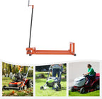 Lawn Mower Lift, 880Lbs Lawn Mower Lift Carbon Steel Lift Jack Freestanding Lawnmower Lift Tool Adjustable Lawnmower Lifts w/o Wheel for Garden Tractors All-Terrain Maintenance and Repair