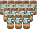 JCs Wildlife Premium Bird Seed Small Cylinder with Hole(Bugs, Nuts, & Berries)