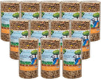 JCs Wildlife Premium Bird Seed Small Cylinder with Hole(Bugs, Nuts, & Berries)