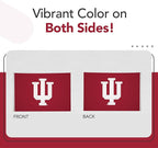 Indiana Hoosiers College Sports Printed Flag - NCAA Licensed - Nylon - School Banner (Red) (5' x 8')