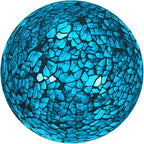 Decorative Ball for Bowls, 3 Inch Mosaic Glass Balls Decorative Glass Orbs for Home Decor/Dining Tables/Wedding Party/Coffee Table/Centerpiece Decor [Turquoise]