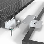 ACOPOWER Solar Panel Mounting Z Bracket - Set of 4 for RV Boat Off Gird Installation,Sliver,HY-Z1-M