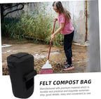 POPETPOP Garden Waste Compost Bag Easy to Store Fallen Leaves Flowers Outdoor Composting Bins