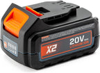 SENIX Chainsaw Cordless, 20V 10" Battery Chainsaw, Brushless Chain Saw, Includes 2.5Ah Battery & Charger, Garden Tool for Tree, Pruning, Branch Cutting, Yard, Fathers Day Gift, CSX2-M1