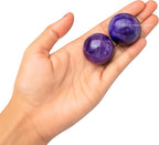Amazing Gemstone Amethyst Crystal Ball - 1" Inches Crystal Sphere Meditation Balls for Witchcraft and Decorative Balls - Crystals and Healing Stones Beginners Gift (Pack of 1)