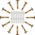 Shear Pins and Cotter Pins Fit for MTD Snowblower - Shear Pins 12pcs and Cotter Pins 12pcs Compatible for Cub Cad et Troy Bilt Craftsman 24" 26" Snow Thrower, Replace 738-04124A 714-04040